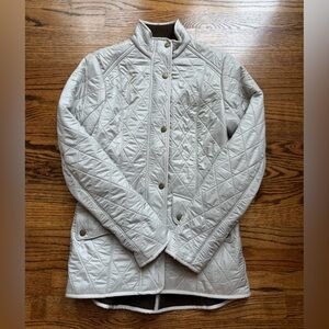 Women’s Barbour Calvary Fleece Lined Polarquilt Jacket Size 6